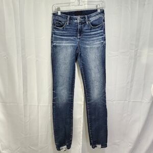 Buckle Black Size 25 X 32 Women's Distressed Blue Skinny Jeans